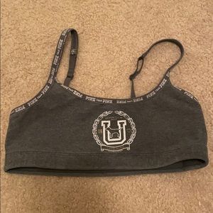 Pink Sports Bra